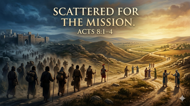 SCATTERED FOR THE MISSION (Acts 8:1-4)